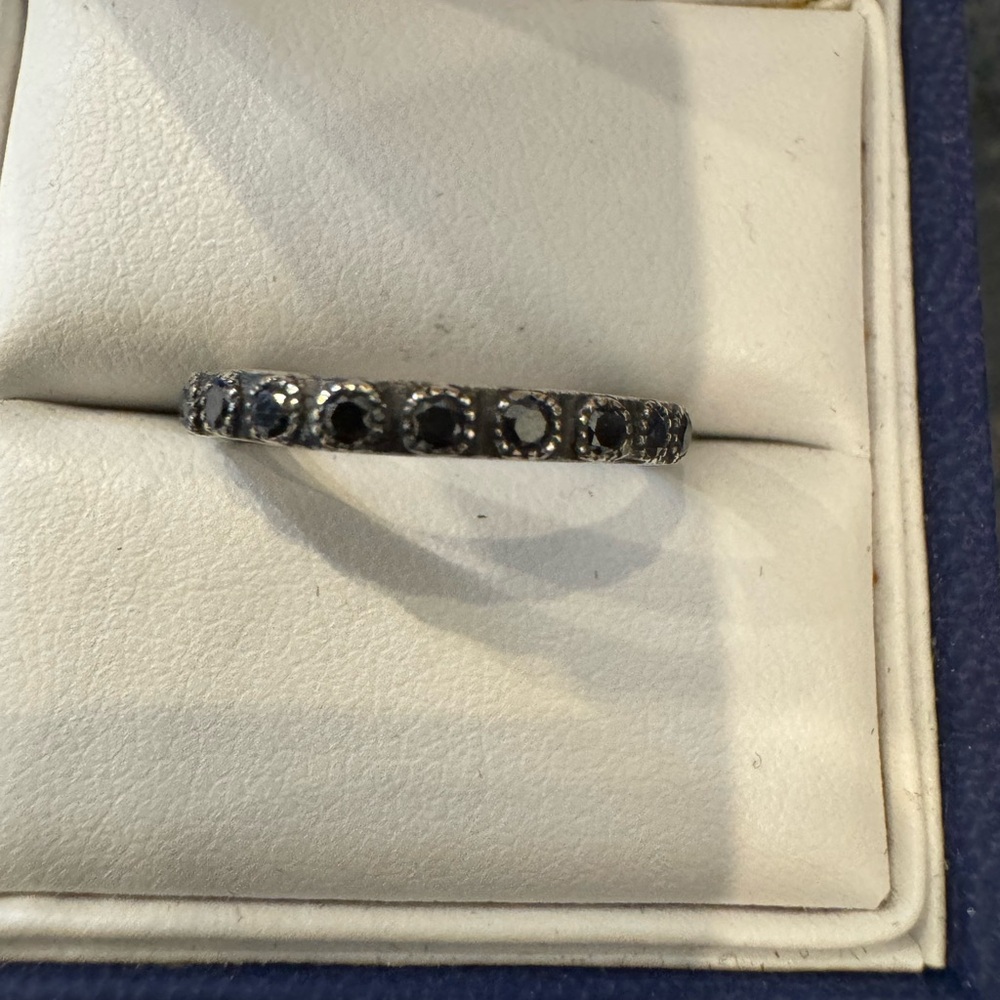Armenta Black Diamond Ring